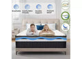King Mattress In a Box, 14 Cooling Gel Memory Foam King Size Mattress, Medium Firm for Presure Relief&Cooler Sleep, CertiPUR-US