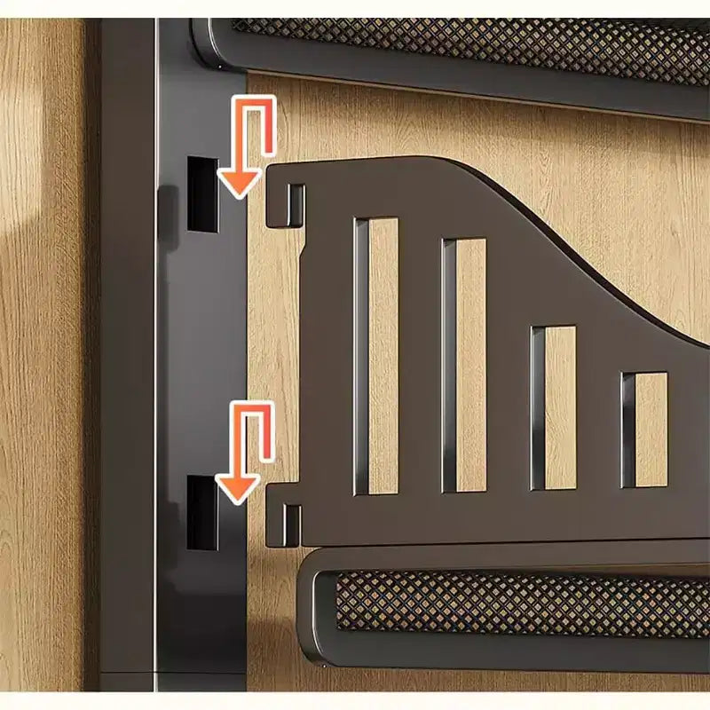 Scaffale pensile regolabile a più strati bianco sopraporta - Per condimenti da cucina e contenitori da bagno