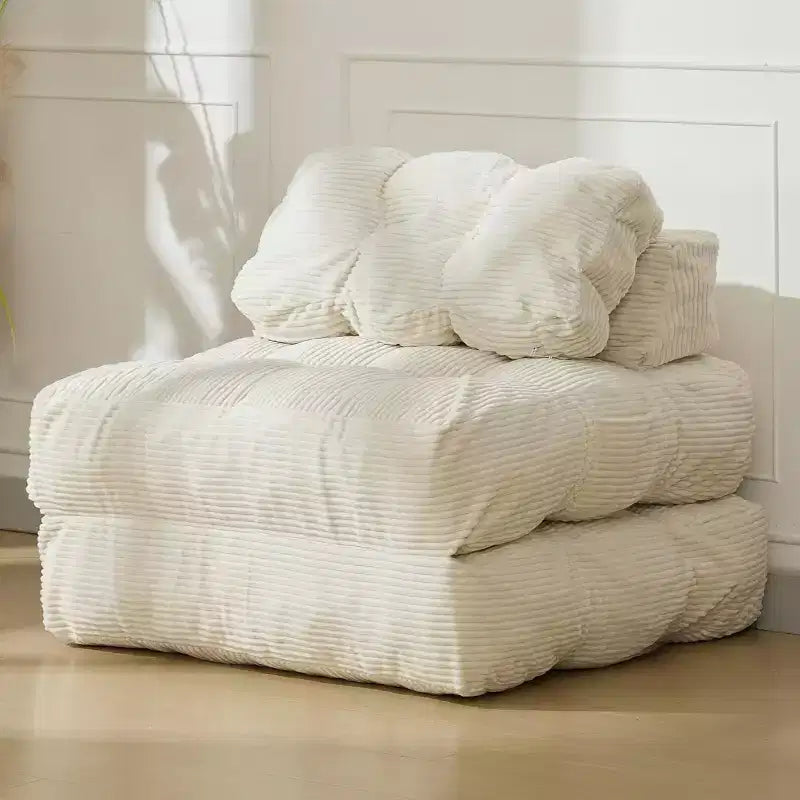 Folding Sofa Bed 2-Pack, Single Convertible Sleeper Chair with Pillow Ergonomic Back Support,Floor Sofa Lounge for Living Room, Bedroom