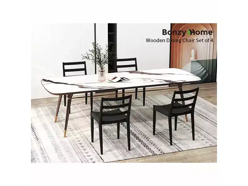 Sedie da Pranzo Bestier con Schienale Curvo in Legno, Seduta in Corda Intrecciata e Gambe Coniche in Legno Massello, set da 2