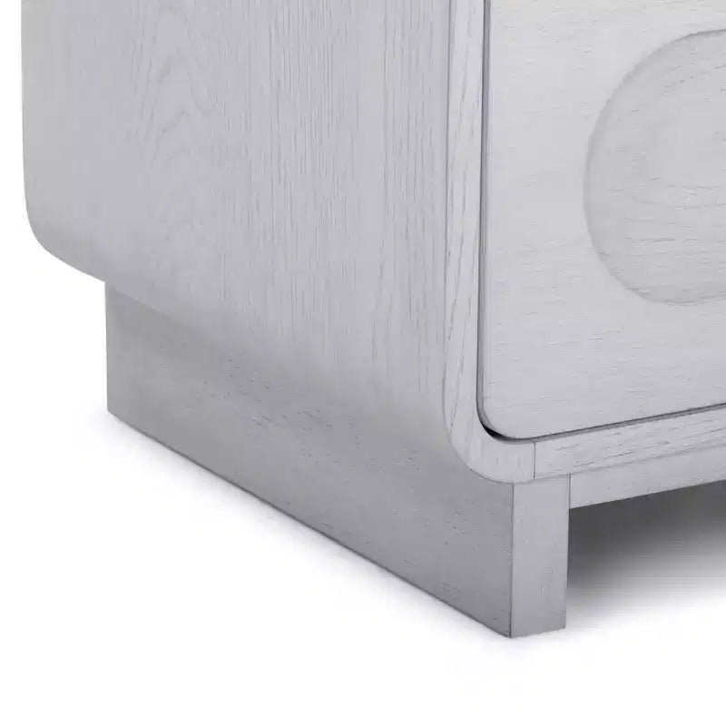 Teamson Home Tenley Comodino Moderno in Legno a 2 Cassetti con Apertura a Pressione