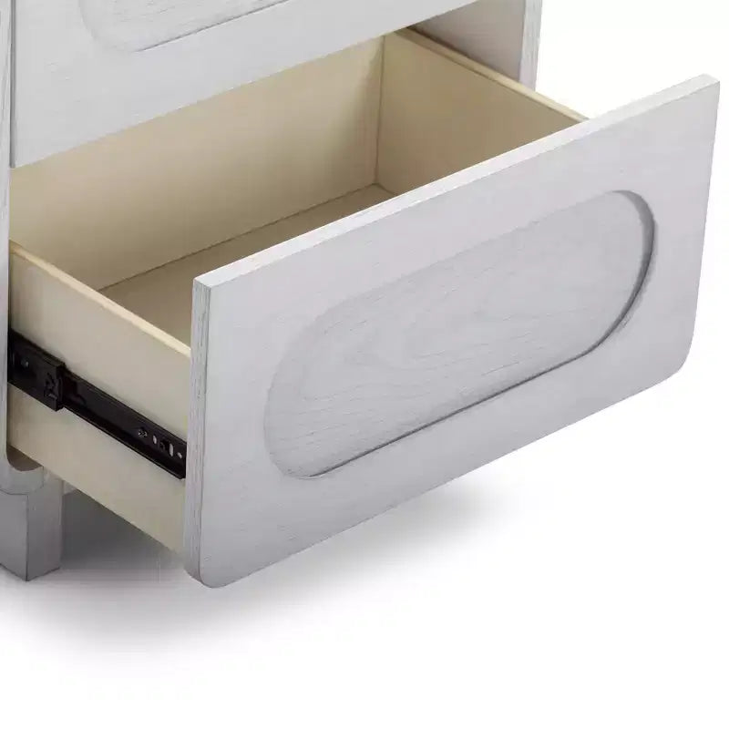 Teamson Home Tenley Comodino Moderno in Legno a 2 Cassetti con Apertura a Pressione