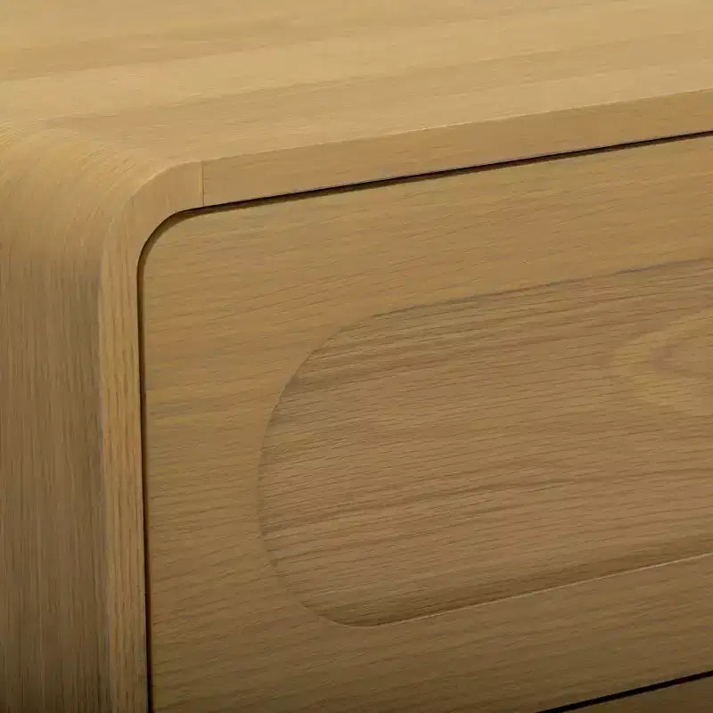 Teamson Home Tenley Comodino Moderno in Legno a 2 Cassetti con Apertura a Pressione