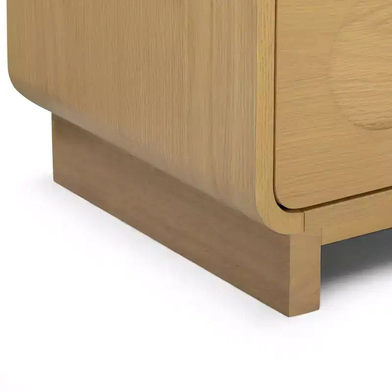Teamson Home Tenley Comodino Moderno in Legno a 2 Cassetti con Apertura a Pressione