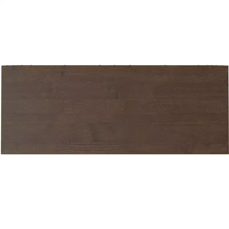 Mobile contenitore ingresso industriale moderno Devlin in LEGNO DURO MASSICCIO largo 91 cm
