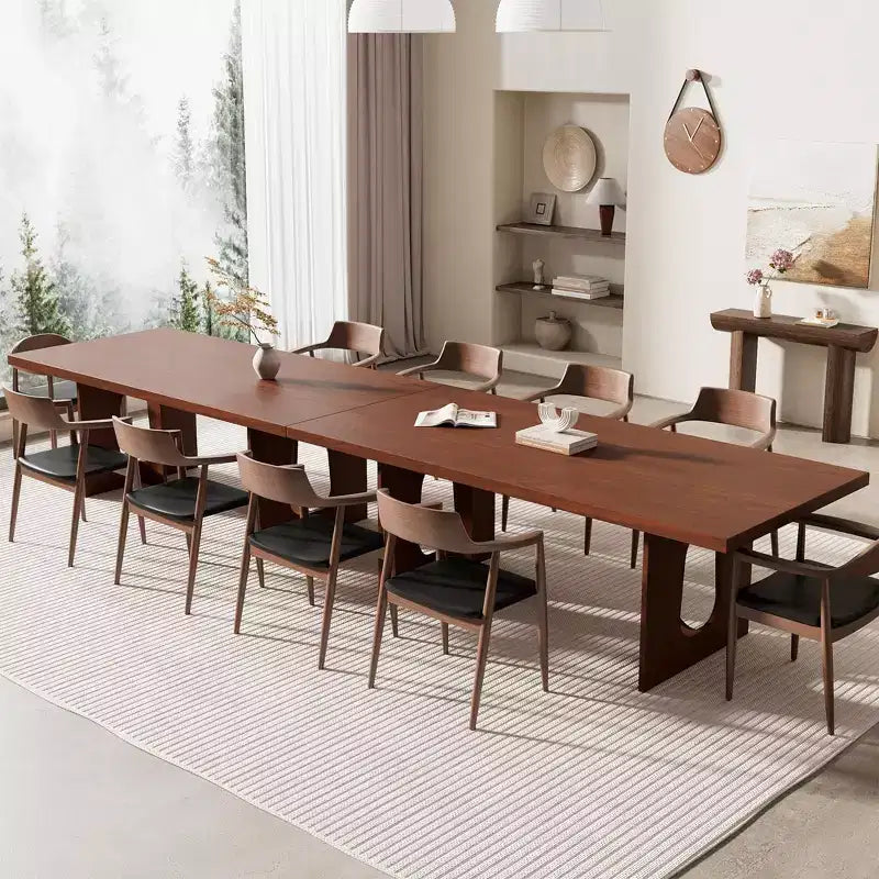COZONY 70 Tavolo da Pranzo Rettangolare per 6-8 Persone - Tavolo da Cucina Moderno e Lungo con Gambe a Colonna Resistenti, Grande Tavolo da Pranzo