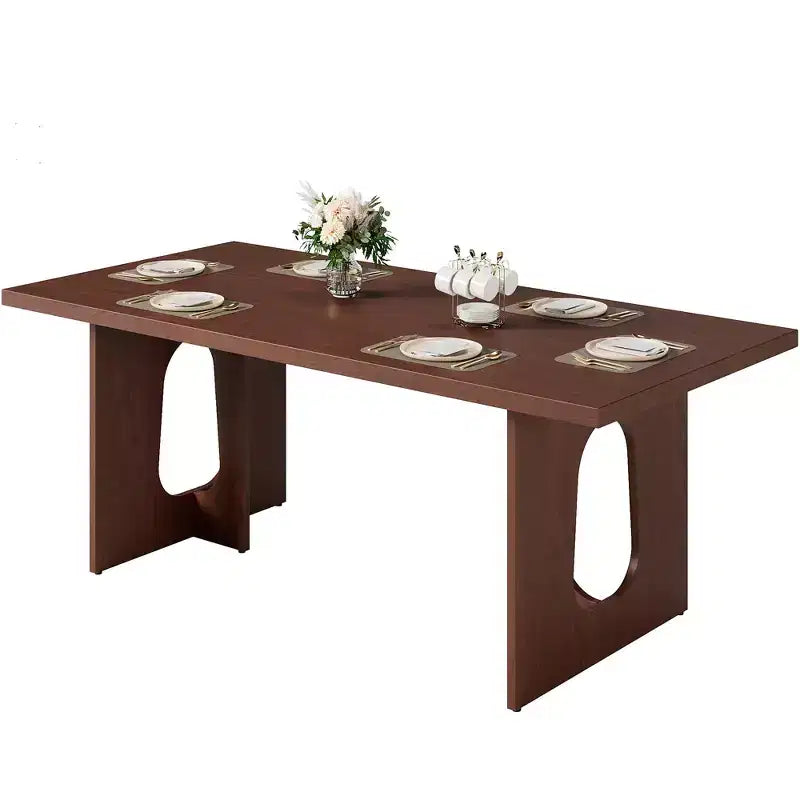 COZONY 70 Tavolo da Pranzo Rettangolare per 6-8 Persone - Tavolo da Cucina Moderno e Lungo con Gambe a Colonna Resistenti, Grande Tavolo da Pranzo