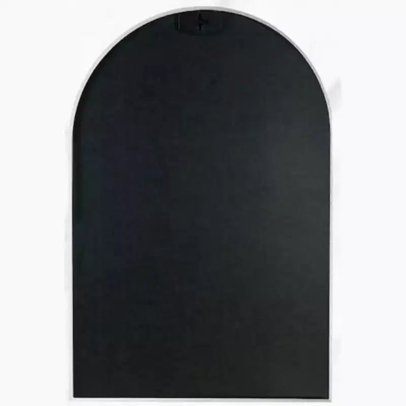 Specchio da parete contemporaneo ad arco 36 x 24, specchio da bagno a forma di arco con cornice in lega di alluminio - Panipeachy
