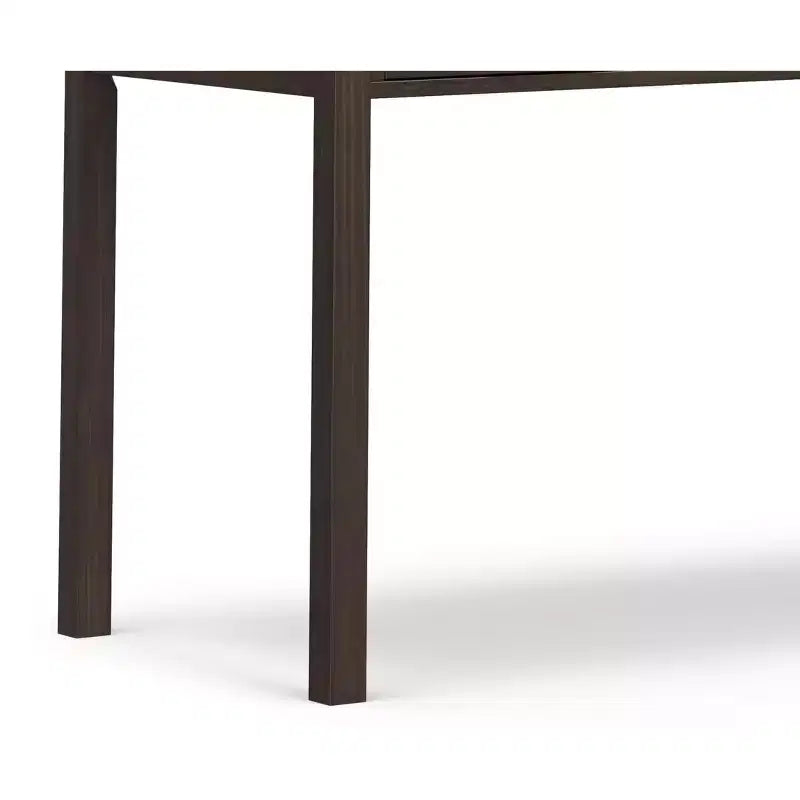 Fabian SCRIVANIA in LEGNO MASSELLO Contemporanea Moderna Larga 183 cm in Noce Caldo