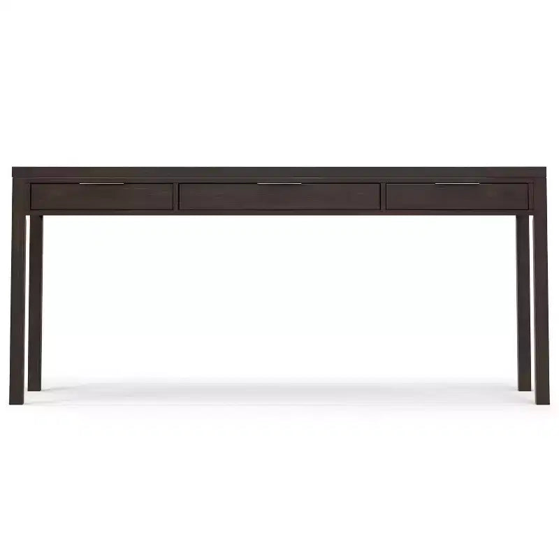 Fabian SCRIVANIA in LEGNO MASSELLO Contemporanea Moderna Larga 183 cm in Noce Caldo