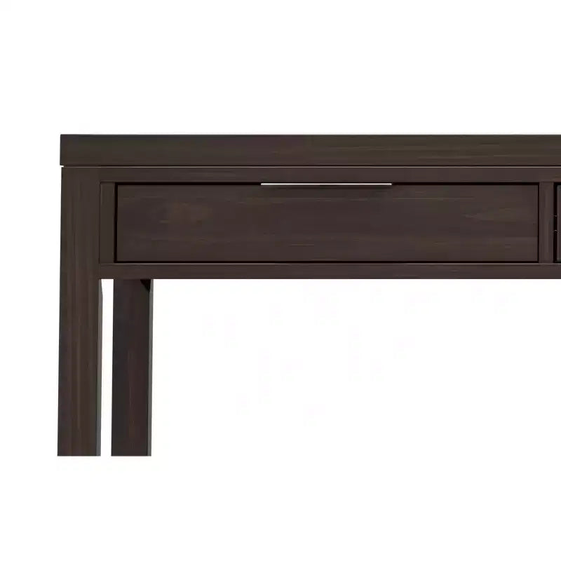 Fabian SCRIVANIA in LEGNO MASSELLO Contemporanea Moderna Larga 183 cm in Noce Caldo