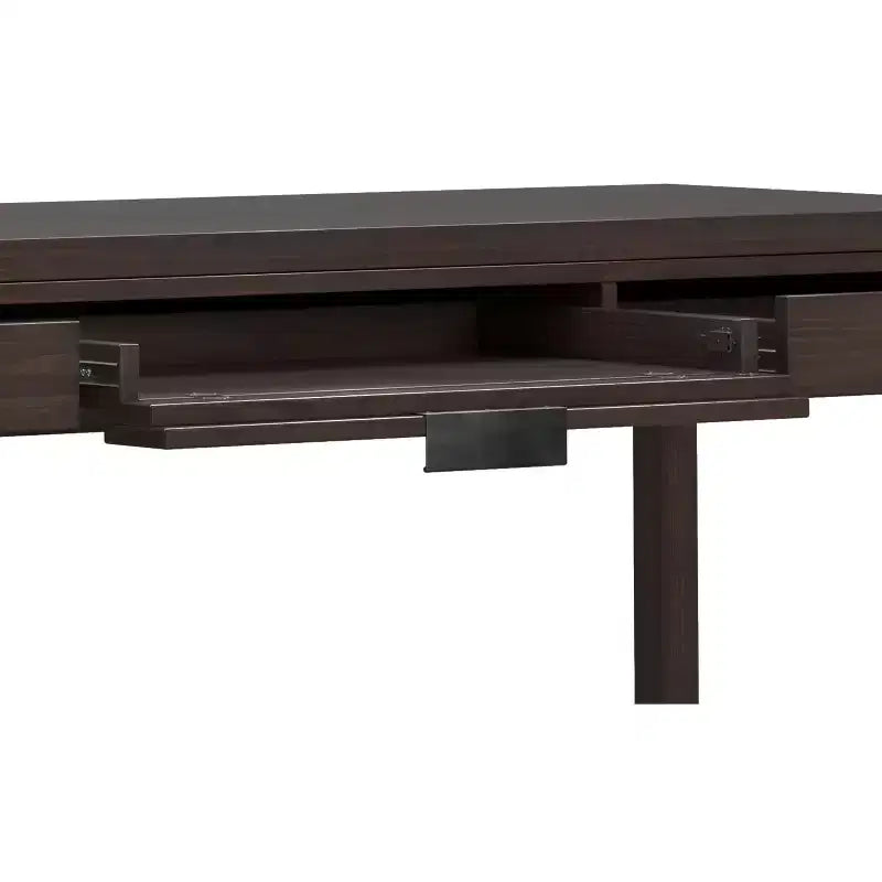 Fabian SCRIVANIA in LEGNO MASSELLO Contemporanea Moderna Larga 183 cm in Noce Caldo