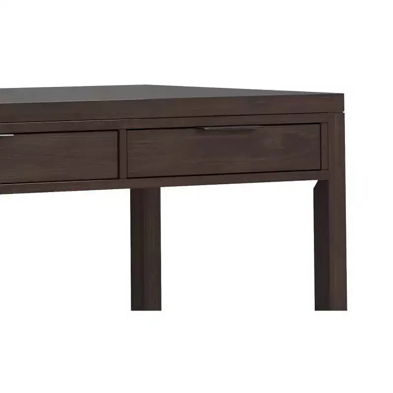 Fabian SCRIVANIA in LEGNO MASSELLO Contemporanea Moderna Larga 183 cm in Noce Caldo