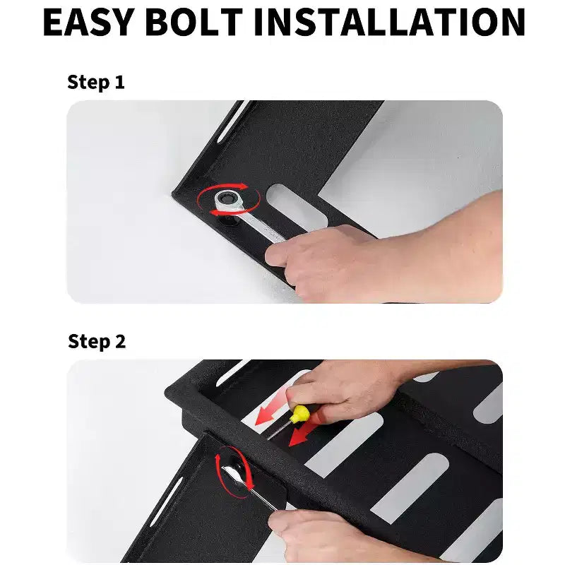Portapacchi posteriore resistente per Wrangler JK JKU JL JLU Unlimited 4DR 2007-2025 - Portabagagli in acciaio al carbonio da 350 libbre - Facile installazione