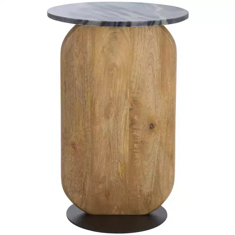 Kokhy Side Table - ACC5504 - Natural/Black - Safavieh