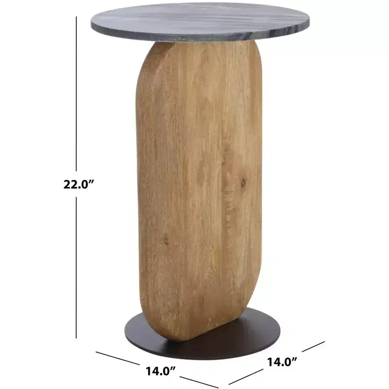 Tavolino Kokhy - ACC5504 - Naturale/Nero - Safavieh