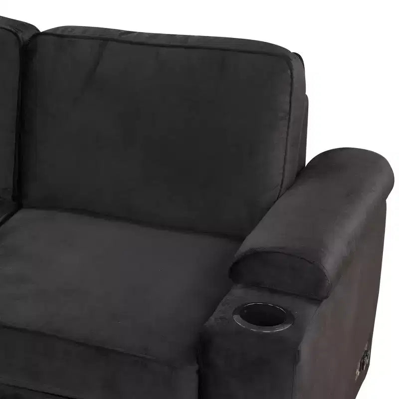 84,75 Divano letto a scomparsa 2 in 1 Divano letto estraibile a L con pouf contenitore per soggiorno, camera da letto e piccolo appartamento