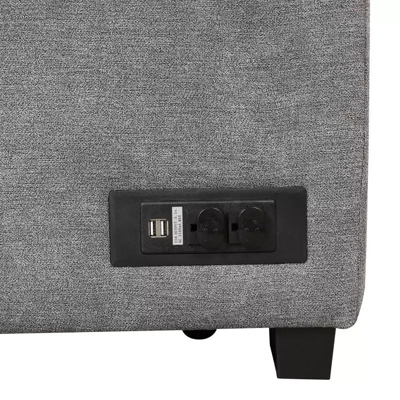 84,75 Divano letto a scomparsa 2 in 1 Divano letto estraibile a L con pouf contenitore per soggiorno, camera da letto e piccolo appartamento