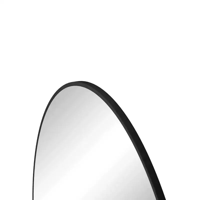 Specchio da parete rotondo oversize da 39 pollici, specchio da trucco moderno in metallo per soggiorno, ingresso - Panipeachy