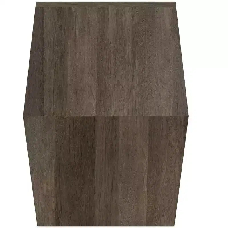 Tavolino Irregolare Contemporaneo Oaklynn in LEGNO MASSICCIO DI MANGO, larghezza 40 cm, completamente assemblato