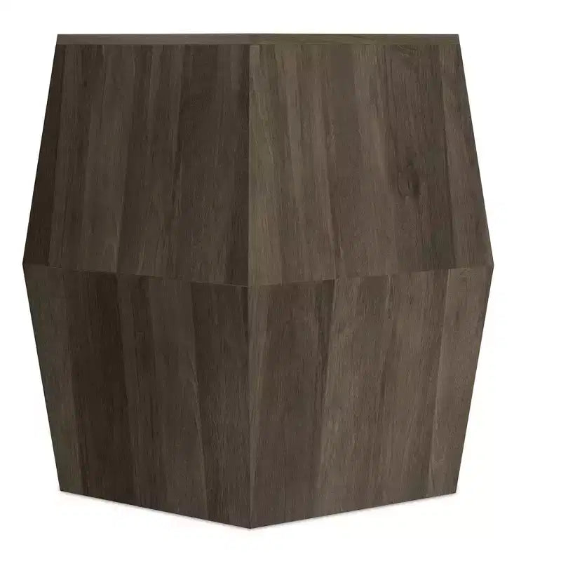 Tavolino Irregolare Contemporaneo Oaklynn in LEGNO MASSICCIO DI MANGO, larghezza 40 cm, completamente assemblato