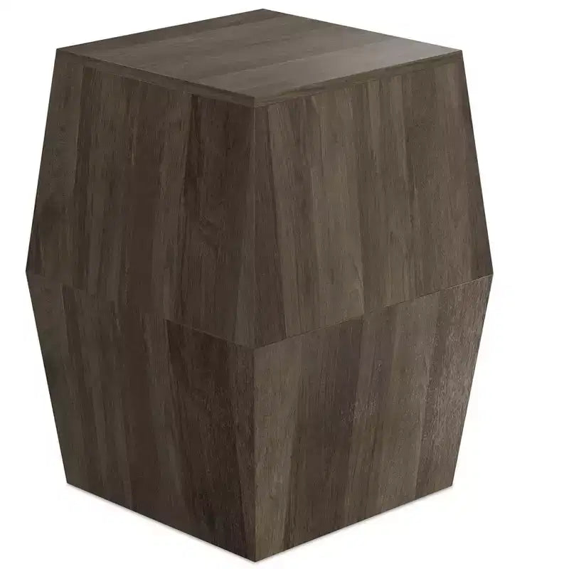 Tavolino Irregolare Contemporaneo Oaklynn in LEGNO MASSICCIO DI MANGO, larghezza 40 cm, completamente assemblato
