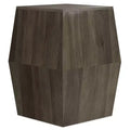 Oaklynn SOLID MANGO WOOD 16 inch Wide Irregular Contemporary Side Table,Fully Assembled
