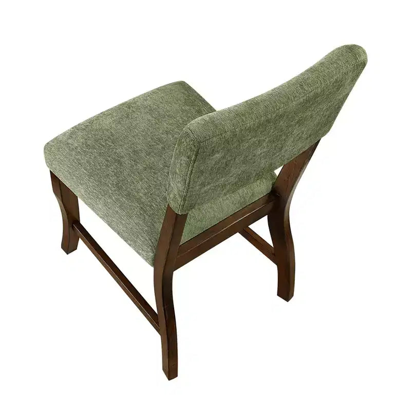 GDFStudio Ellis Sedie da pranzo moderne imbottite in ciniglia in stile rustico con schienale (set da 2)