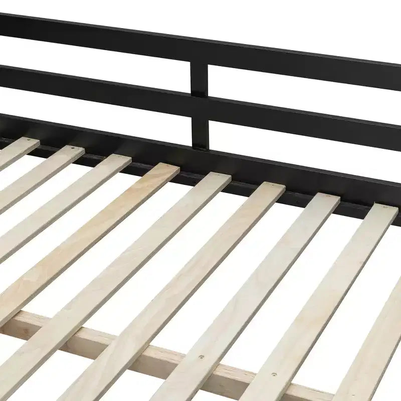 Letto a soppalco moderno Luxystar a grandezza naturale con scrivania per computer illuminata, libreria e centro di intrattenimento