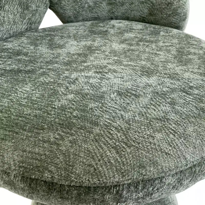 Sedia Girevole Moderna a 360° con Schienale a Farfalla, Sedia Imbottita da Toeletta e Sgabello Trucco per Camera da Letto, Sala da Pranzo o Soggiorno-Panipeachy