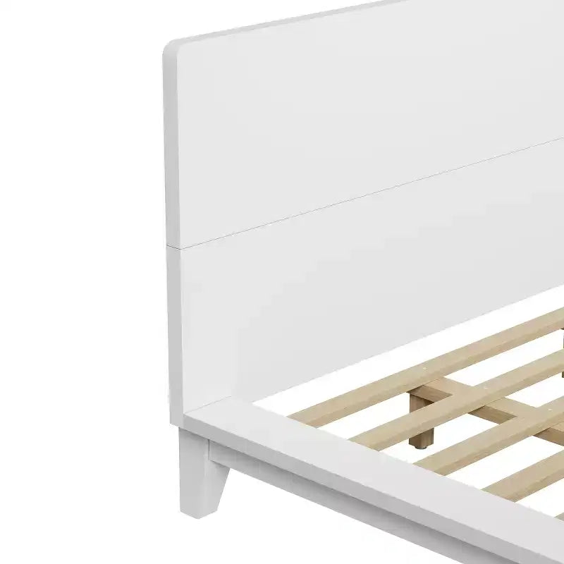 Luxystar Struttura Letto a Piattaforma Matrimoniale King Size con Testiera Moderna