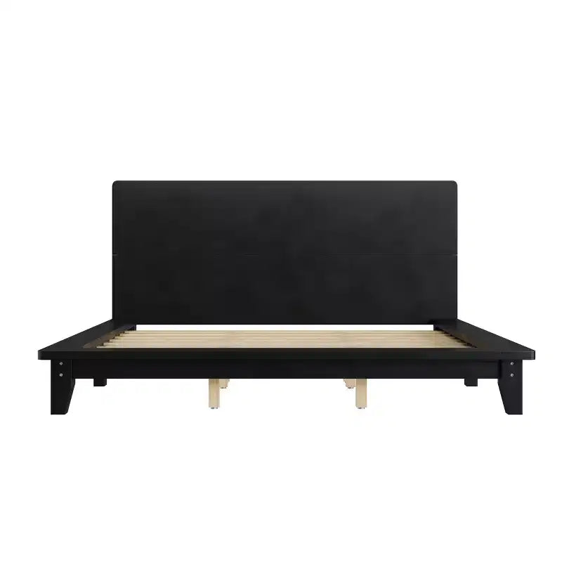 Luxystar Struttura Letto a Piattaforma Matrimoniale King Size con Testiera Moderna