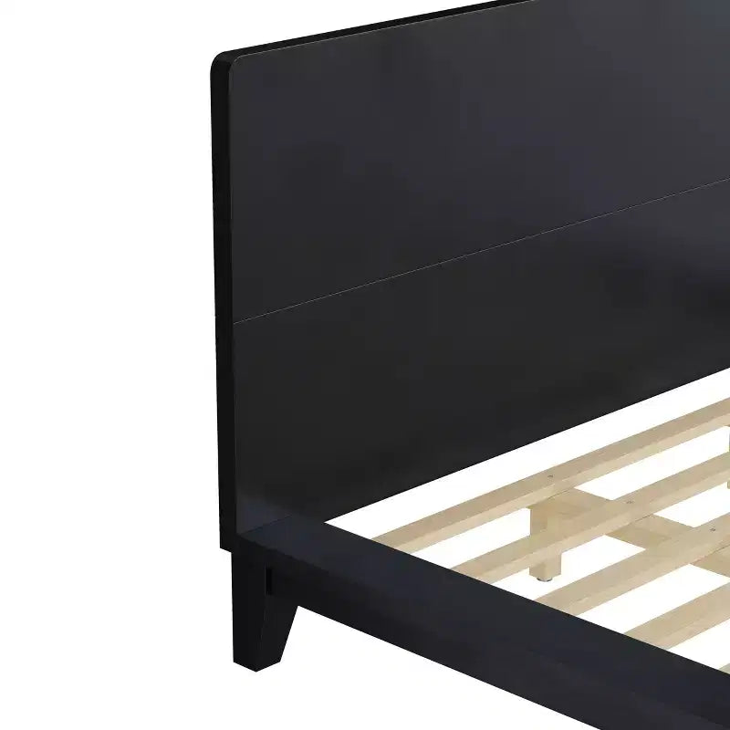 Luxystar Struttura Letto a Piattaforma Matrimoniale King Size con Testiera Moderna