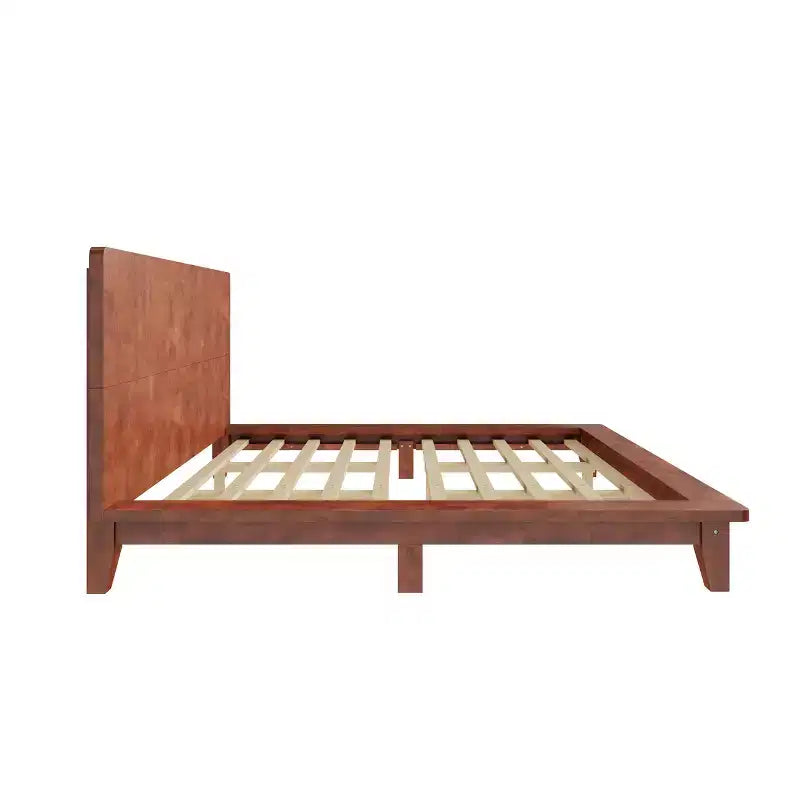 Luxystar Struttura Letto a Piattaforma Matrimoniale King Size con Testiera Moderna