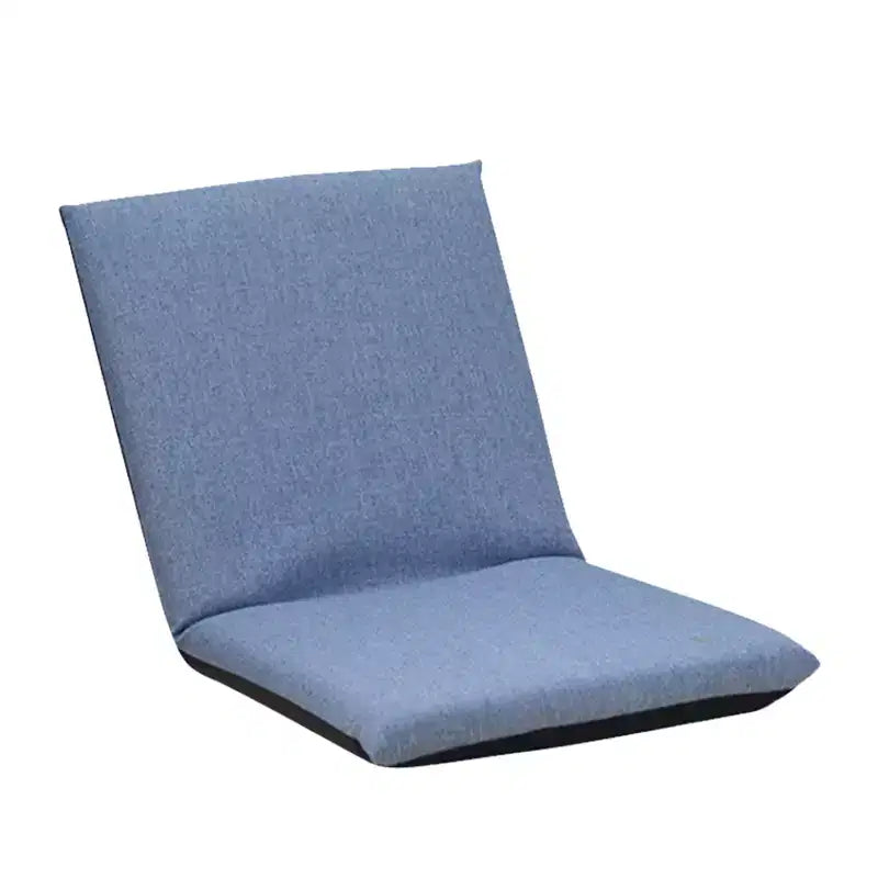 Adjustable Collapsible Floor Chair with Back Support, Removable Washable Cover, Lazy Sofa, Comfortable Cotton Lounge Sofa, for Home, Office