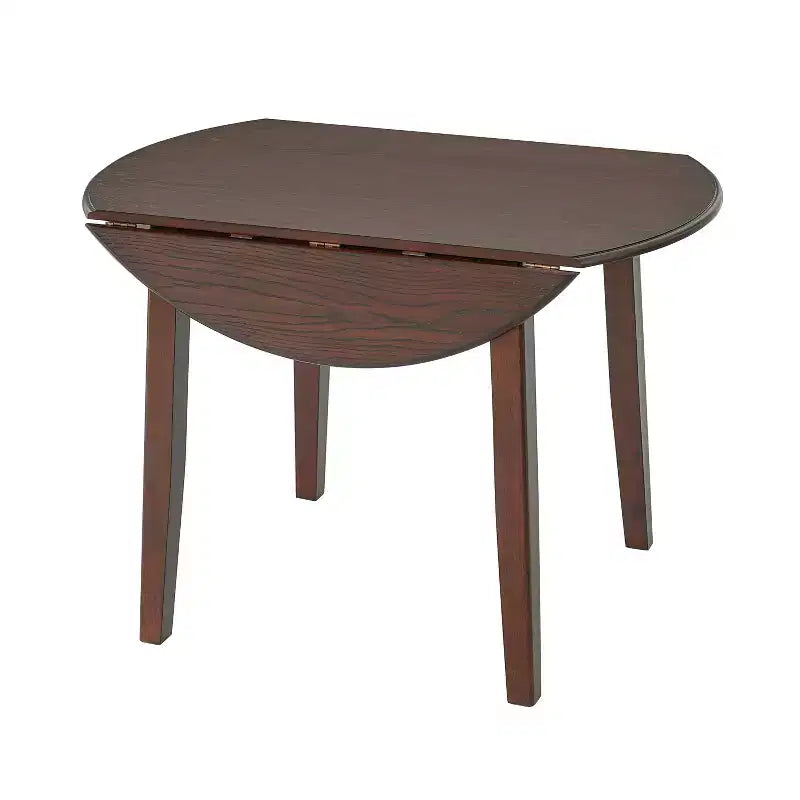 Tavolo da pranzo pieghevole in legno GDFStudio Zimmerman con dimensioni regolabili