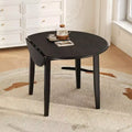 GDFStudio Zimmerman Folding Wood Dining Table with Adjustable Size