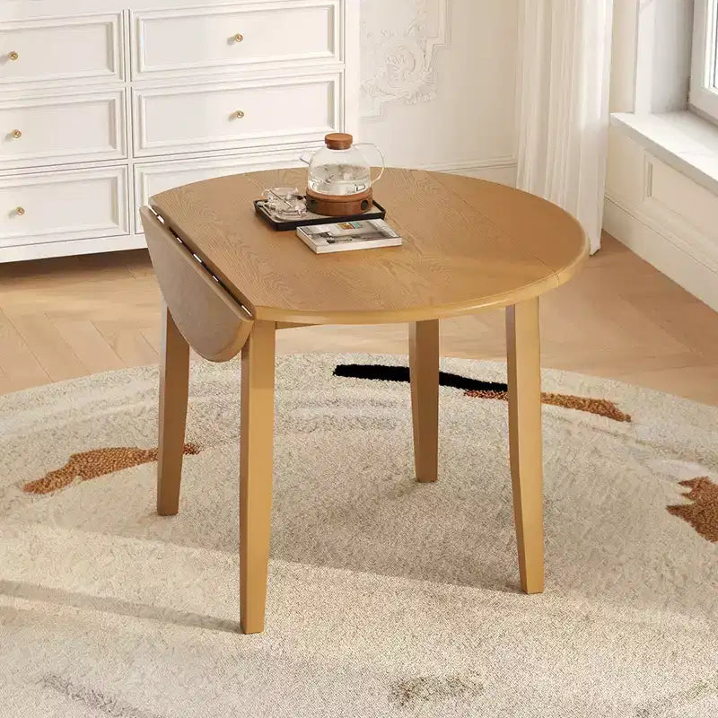 Tavolo da pranzo pieghevole in legno GDFStudio Zimmerman con dimensioni regolabili