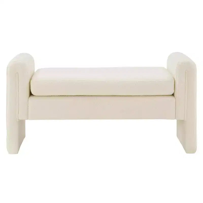 Vorkuta Boucle Bench - Ivory - iNSPIRE Q