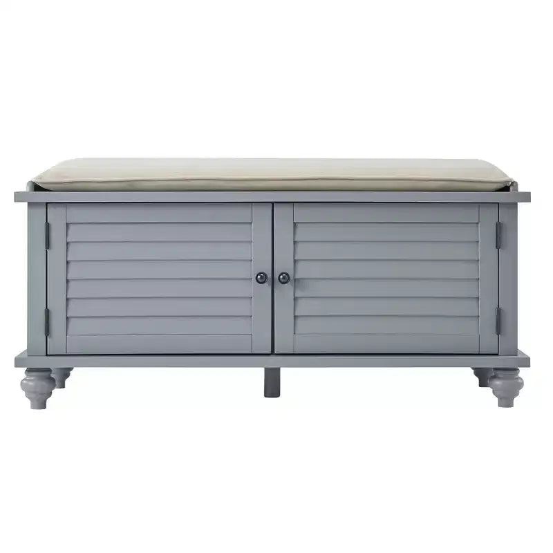 Jocelyn Velvet Cushion Storage Bench - iNSPIRE Q