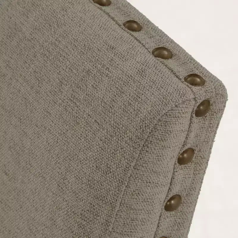 Sedia da pranzo imbottita beige, stile tradizionale, set da 2