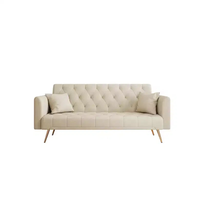 Divanetto-letto convertibile in velluto, colori assortiti, 3 posti