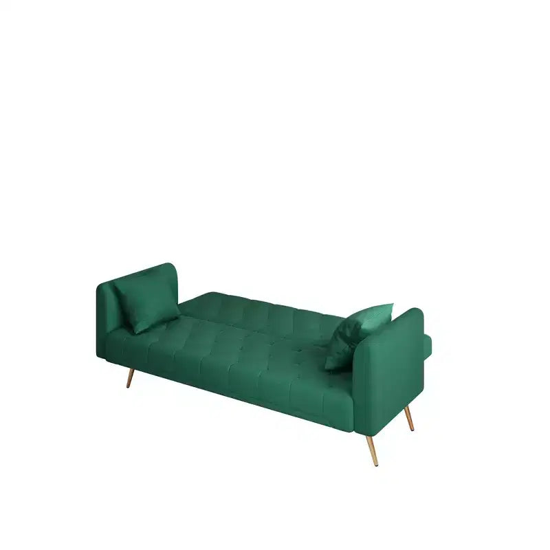 Divanetto-letto convertibile in velluto, colori assortiti, 3 posti