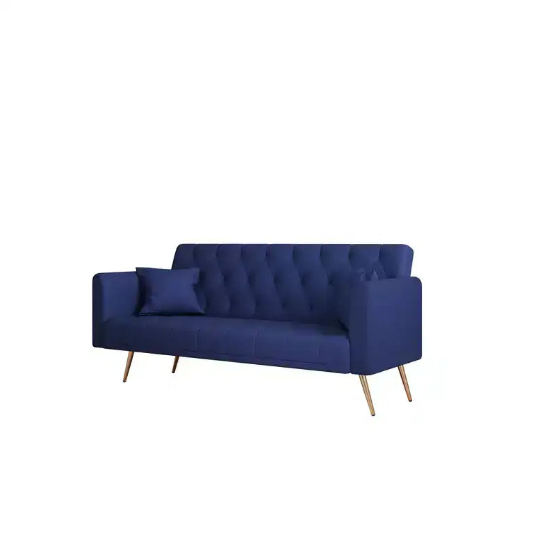 Divanetto-letto convertibile in velluto, colori assortiti, 3 posti