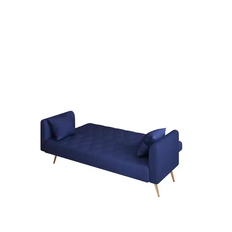 Divanetto-letto convertibile in velluto, colori assortiti, 3 posti