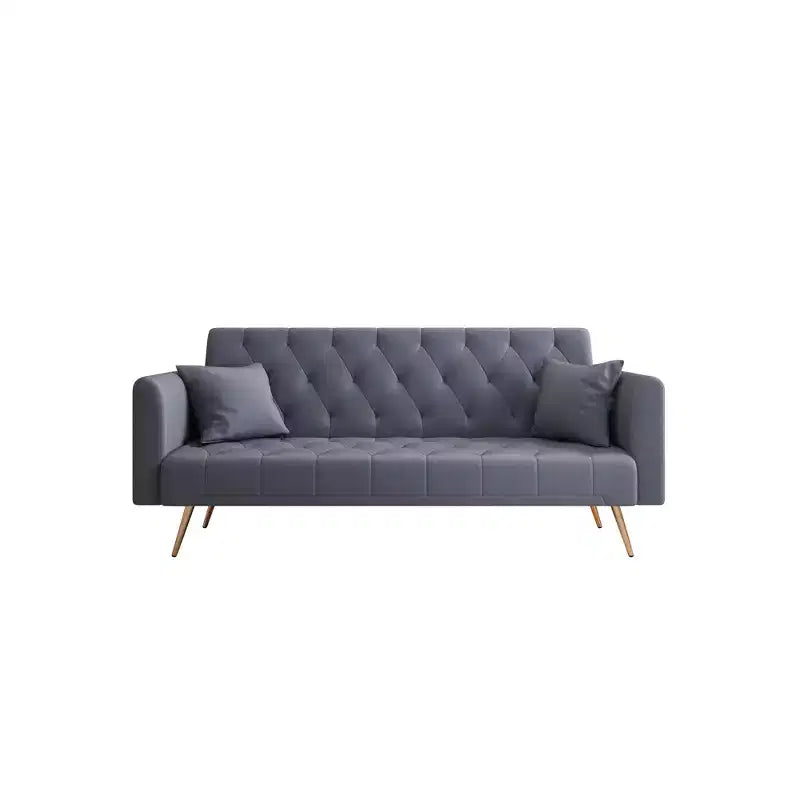 Divanetto-letto convertibile in velluto, colori assortiti, 3 posti
