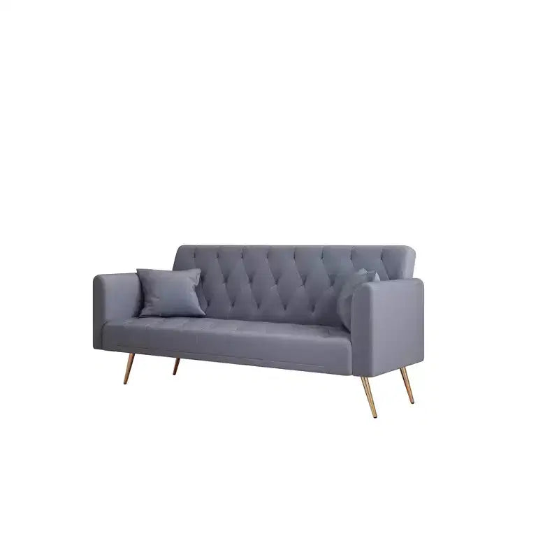 Divanetto-letto convertibile in velluto, colori assortiti, 3 posti