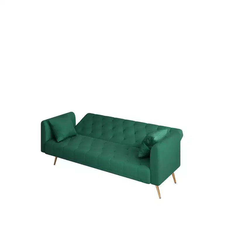 Divanetto-letto convertibile in velluto, colori assortiti, 3 posti