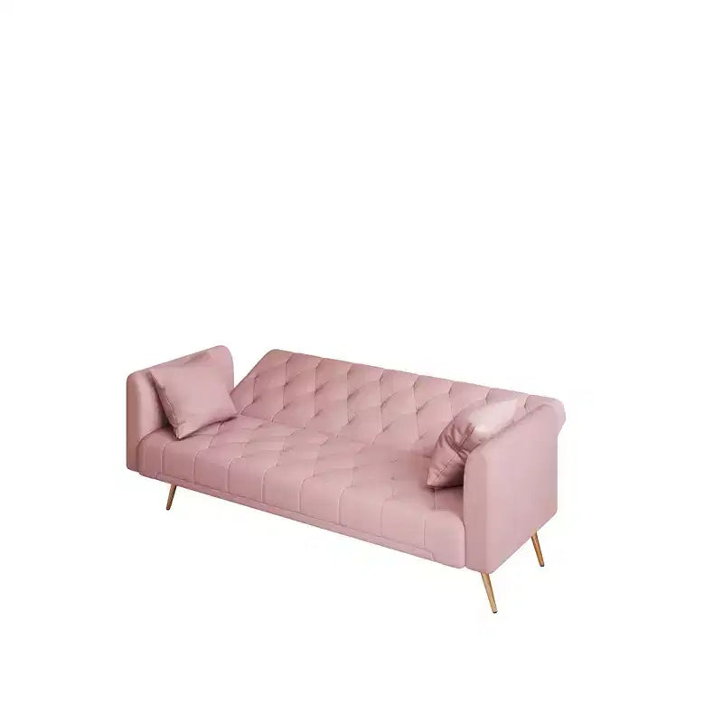 Divanetto-letto convertibile in velluto, colori assortiti, 3 posti