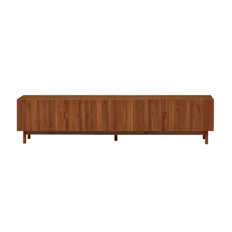 Mobile TV color legno con venature, per TV fino a 90", singolo pezzo